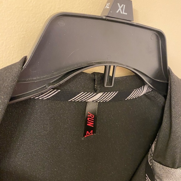 black windbreaker / athletic jacket - Picture 2 of 3